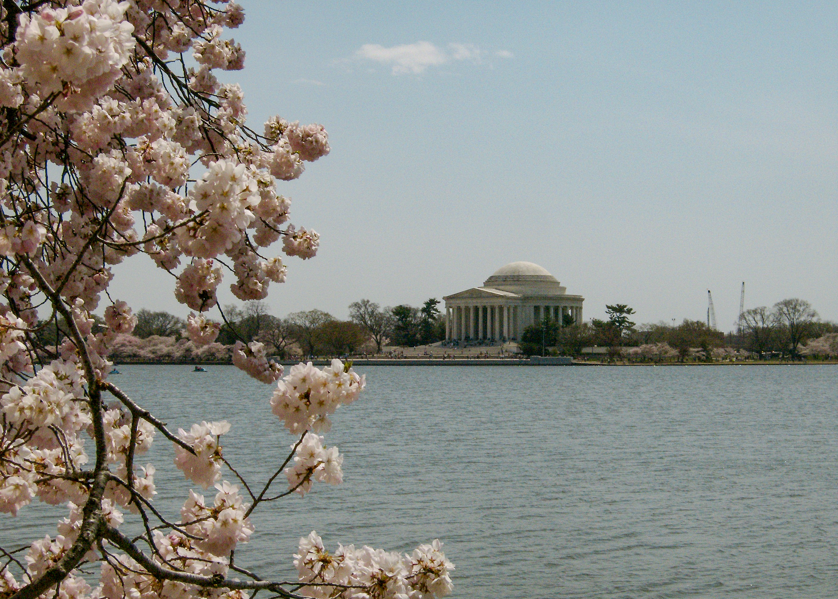 Memorial ao Thomas Jefferson, em Washington D.C., à beira da Tidal Basin