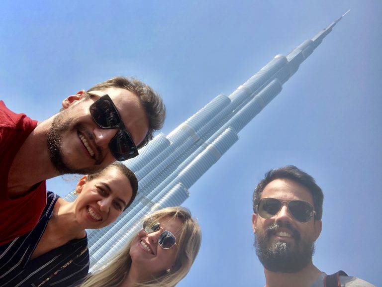 Selfie com Burj Khalifa