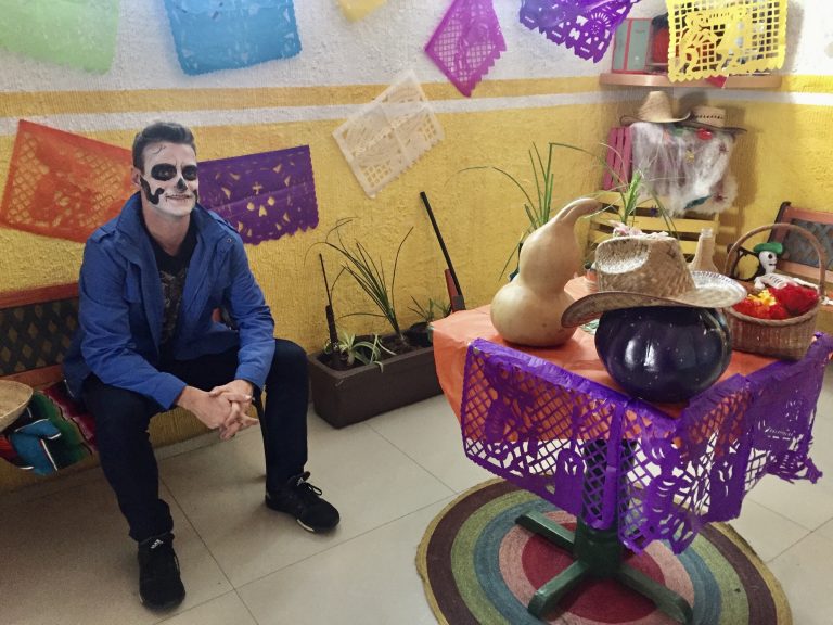 Decoração de Dia dos Mortos, no México