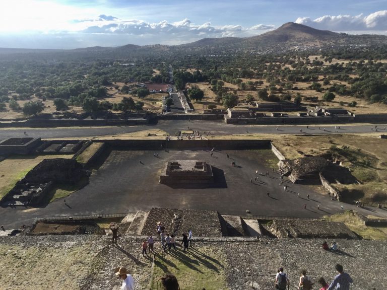 Teotihuacan, no México
