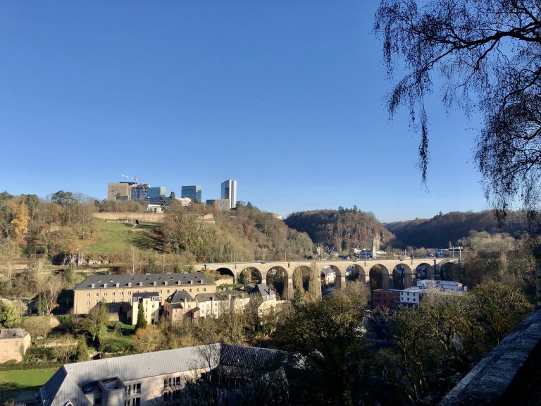 Cidade de Luxemburgo vista de cima