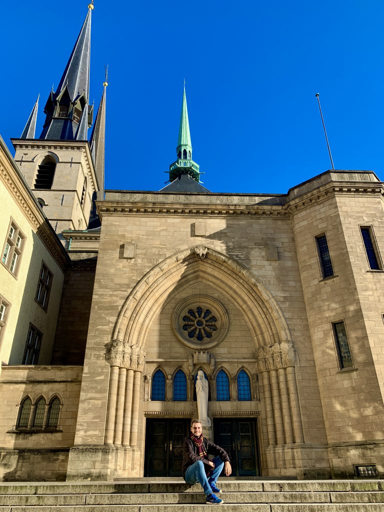 A Catedral de Notre Dame, em Luxemburgo.