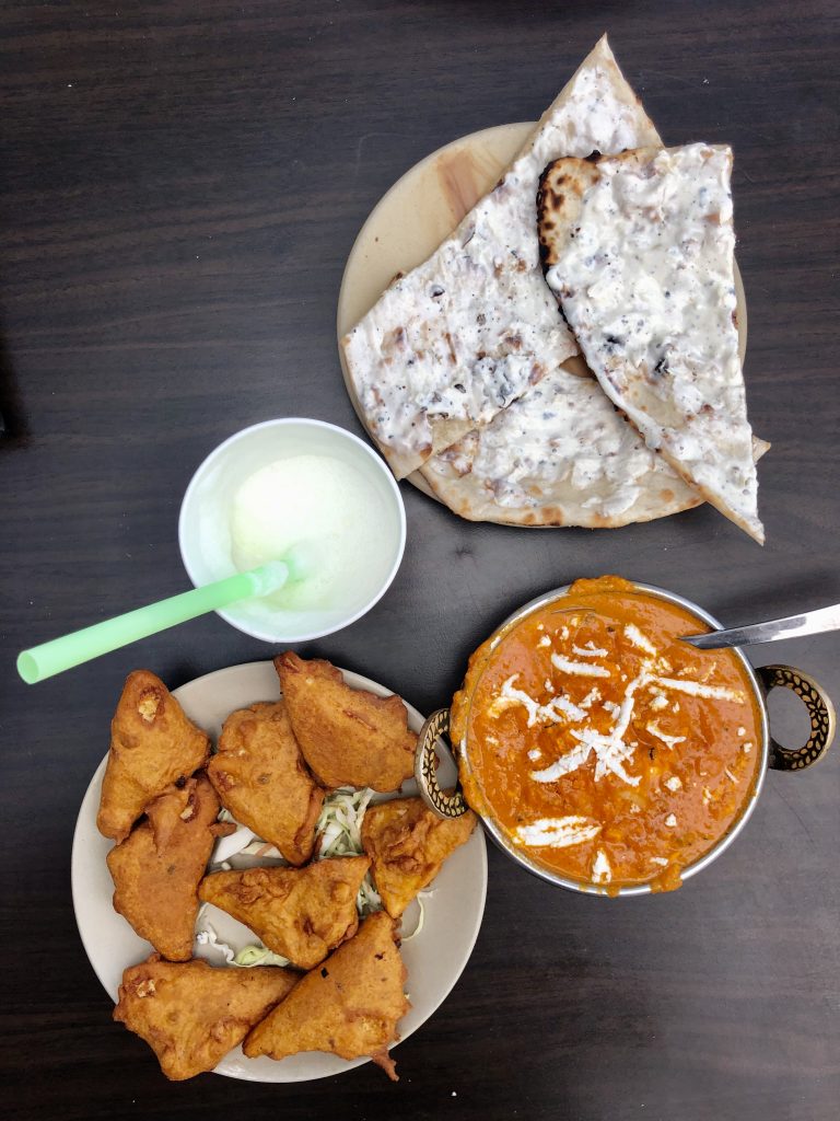 A deliciosa comida indiana