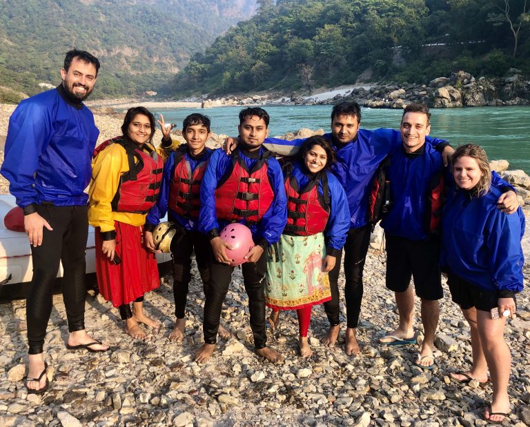 Rafting no Ganges em Rishikesh, na Índia