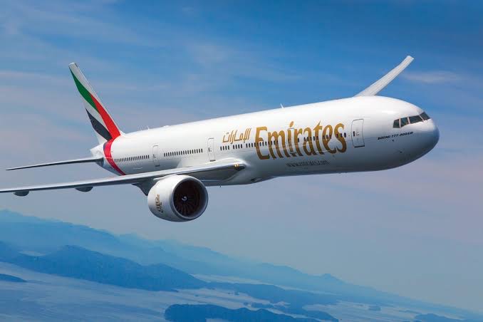 Avião da Emirates