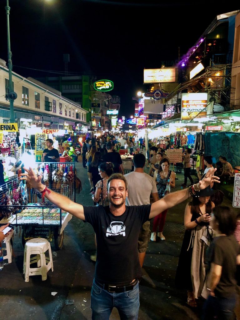 Khao San Road em Bangkok