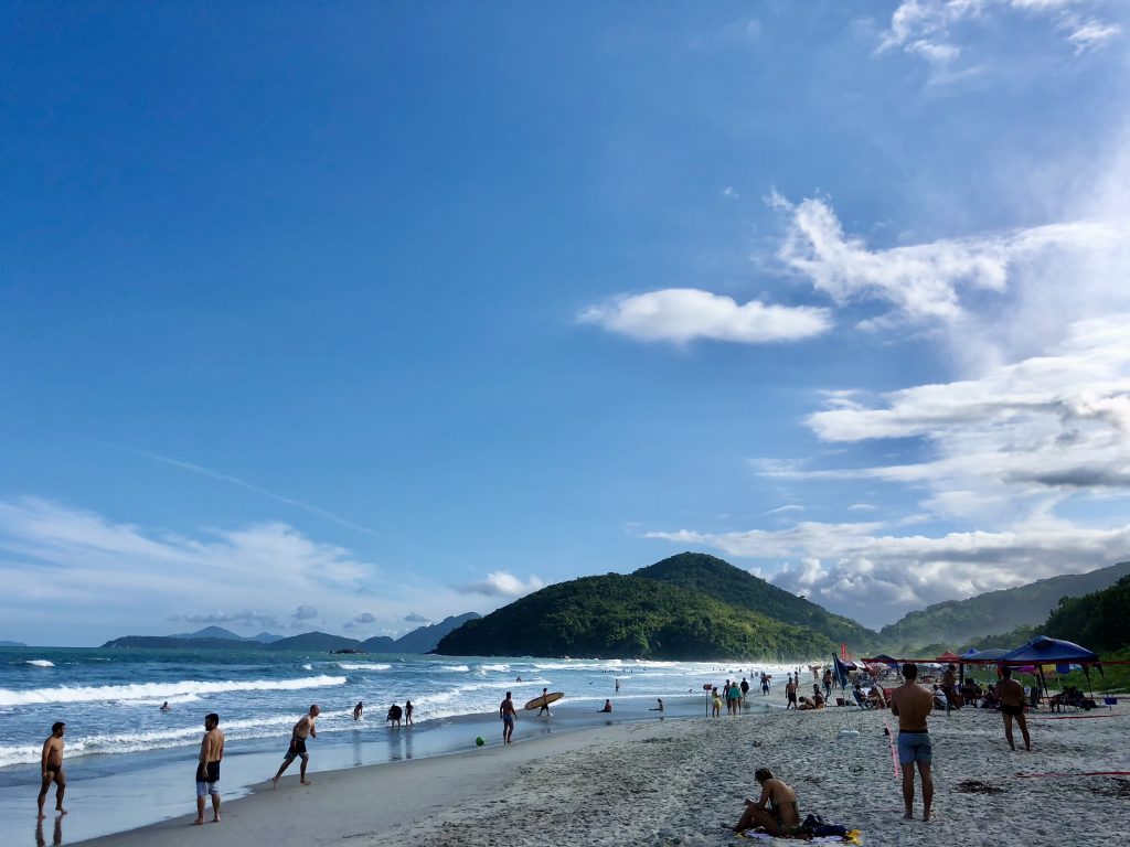 Praia de Itamambuca, em Ubatuba