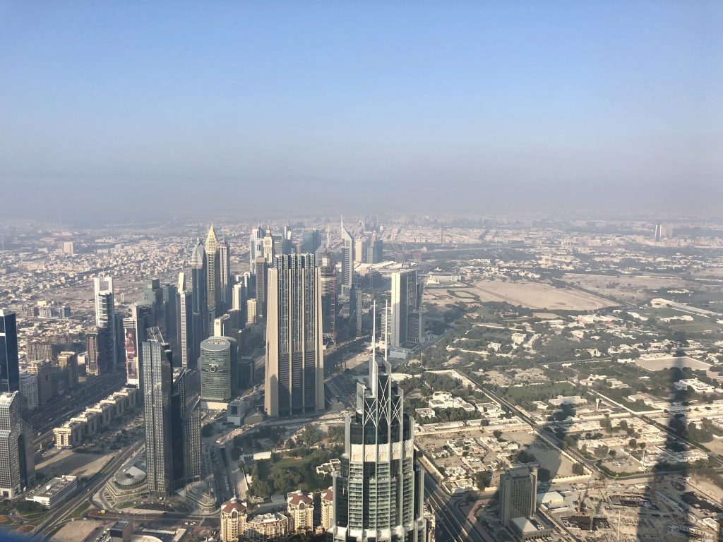 Dubai vista do Burj Khalifa