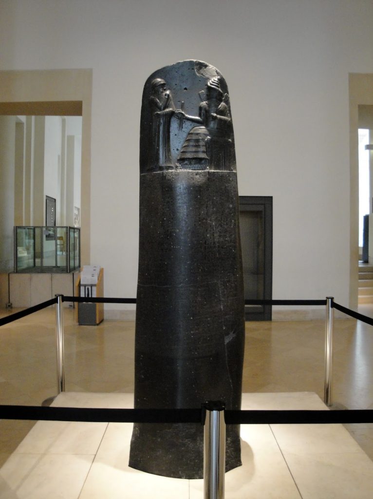 Código de Hamurabi, Louvre
