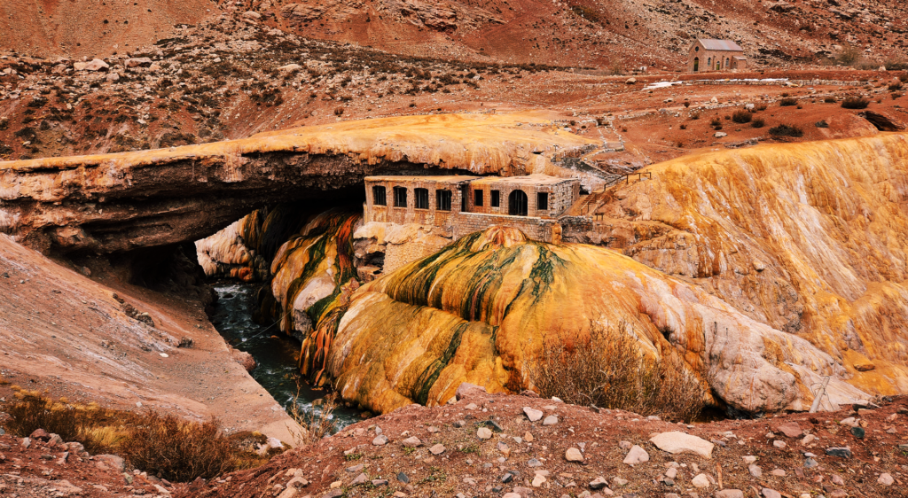 Puente del Inca em Uspallata, Mendoza.